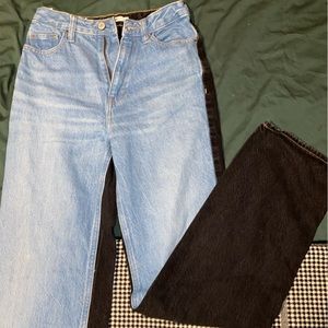 PacSun Split Color Straight Jeans